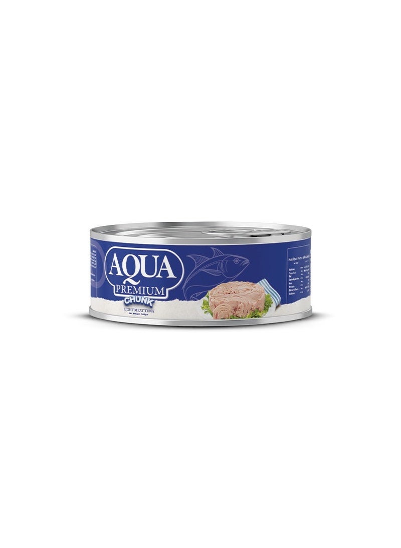 AQUA PREMIUM Chunk Tuna Light Meat easy open 140grams Pack of 2 - Image 2